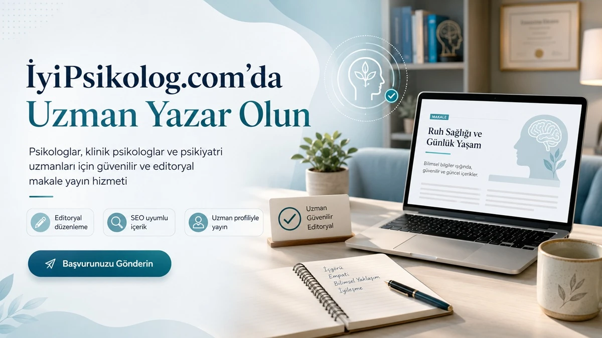 Psikolog ve psikiyatri uzmanları için makale yayın hizmeti