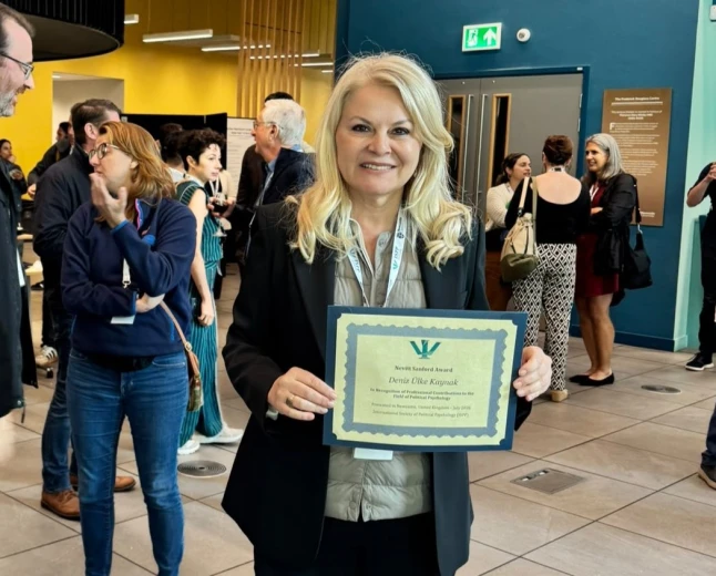 Prof. Dr. Deniz Ülke Kaynak’a politik psikolojide uluslararası ödül