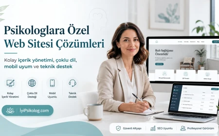 Psikologlar için web sitesi ve içerik yönetim sistemi